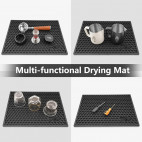 Multi-functional Water Filter Mat, black