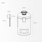 Gambo Sealed Canister белый, 250g
