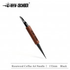 Coffee Art Needle, black-red rosewood