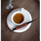Coffee Art Needle, black-red rosewood