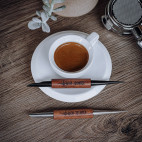 Coffee Art Needle, black-red rosewood