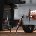 Coffee Art Needle, black-red rosewood